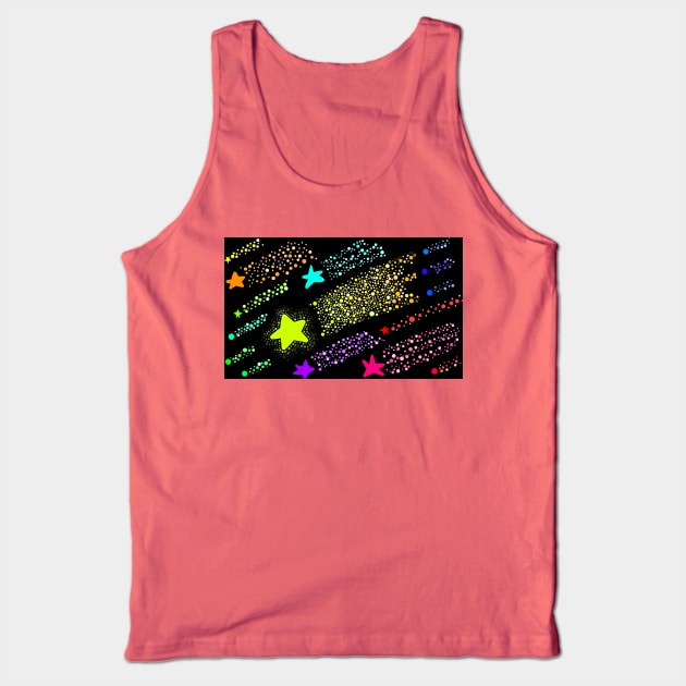 Wishes Upon Stars Tank Top by moritomomi
